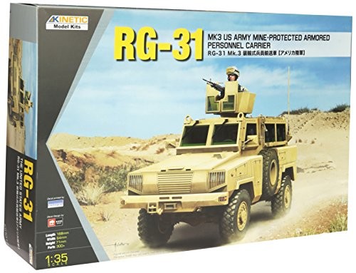 キネティック 1/35 RG-31 Mk.3装輪式兵員輸送車[アメリカ陸軍] プラモデル（中古品）