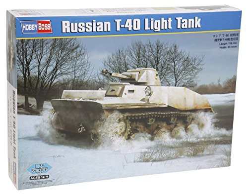 ホビーボス 1/35 ファイティングヴィークルシリーズ ロシア T-40 軽戦車 プ（中古品）