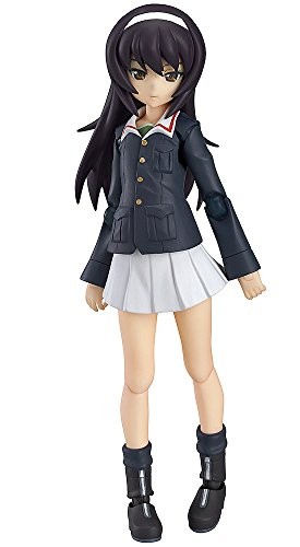 figma ガールズ&amp;パンツァー 冷泉麻子 ノンスケール ABS&amp;ATBC-PVC製 塗装済（中古品）