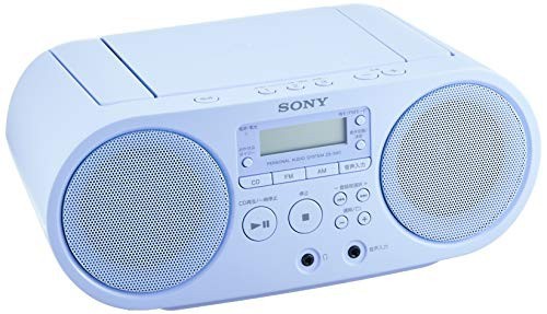 ソニー SONY CDラジオ ZS-S40 : FM/AM/ワイドFM対応 ブルー ZS-S40 L（中古品）