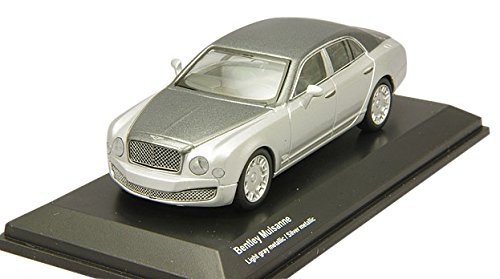 京商オリジナル 1/64 ベントレー ミュルザンヌ ライトグレーメタリック/シ（中古品）
