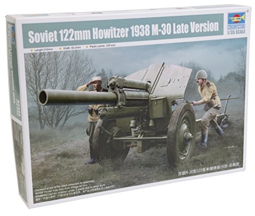 トランペッター 1/35 ソビエト軍 122mm榴弾砲 M-30 後期型 プラモデル（中古品）
