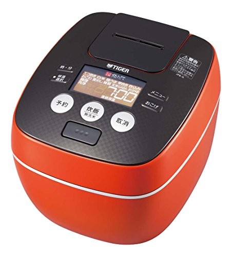 タイガー 炊飯器 5.5合 圧力 IH アーバン オレンジ 炊きたて 炊飯 ジャー J（中古品）