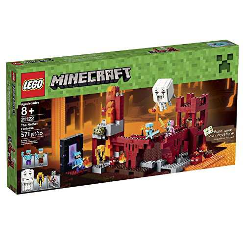 輸入レゴマインクラフト LEGO Minecraft 21122 the Nether Fortress Buildi（中古品）