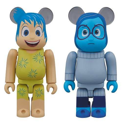 BE@RBRICK ベアブリック JOY & SADNESS 2PACK 『インサイド・ヘッド』 ABS&（中古品）