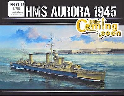 フライホークモデル 1/700 イギリス 海軍 アリシューザ級 軽巡洋艦 オーロ（中古品）