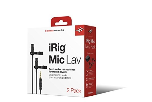 IK Multimedia iRig Mic Lav 2Pack 高音質ラベリアマイク (ピンマイク)（中古品）の通販は