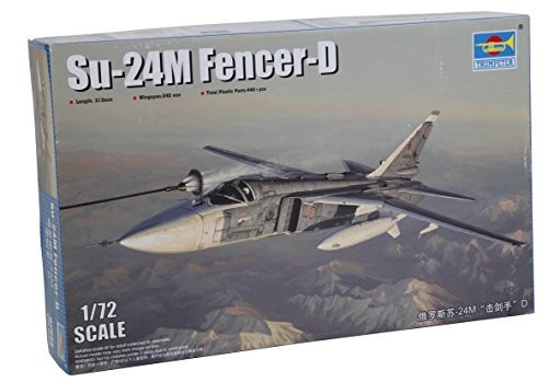 トランペッター 1/72 ロシア空軍 Su-24M フェンサーD プラモデル（中古品）