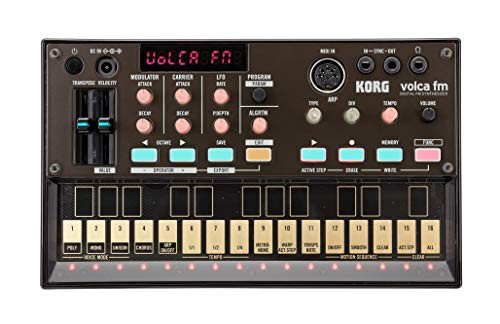 KORG デジタル シンセサイザー volca fm 16ステップシーケンサー 電池駆動（中古品）