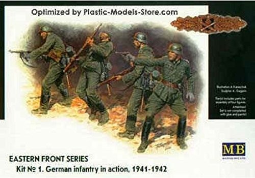 FRONTIER FIGHT GERMAN INFANTRY 1/35 MASTER BOX 3522.（中古品）