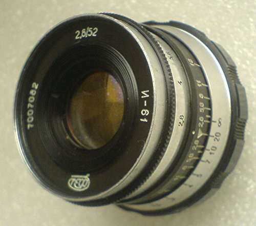 Industar 61?2?, 8?/ 52?mm Zebra Leica USSR Soviet Unionロシアレンズね（中古品）