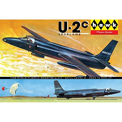 プラッツ 1/48 アメリカ空軍 高高度偵察機 U-2C プラモデル HL421（中古品）