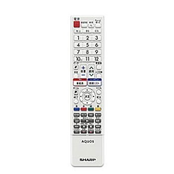 シャープ SHARP テレビリモコン 0106380481（中古品）