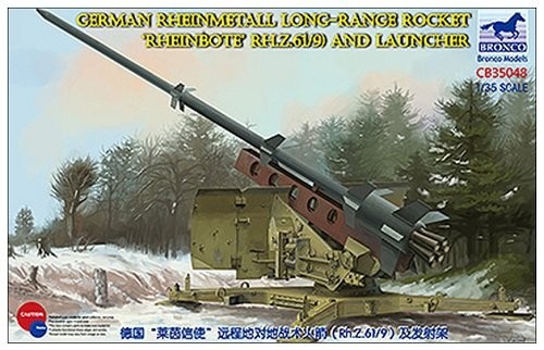 ブロンコモデル 1/35 ドイツ ラインボーテ長距離対地ロケット発射機 1944年（中古品）