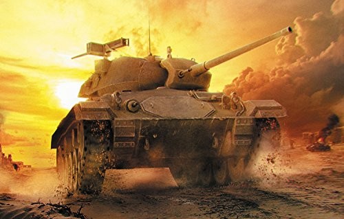 プラッツ/イタレリ World of Tanks  1/35 アメリカ 軽戦車 チャーフィー プ（中古品）の通販は 9,622円