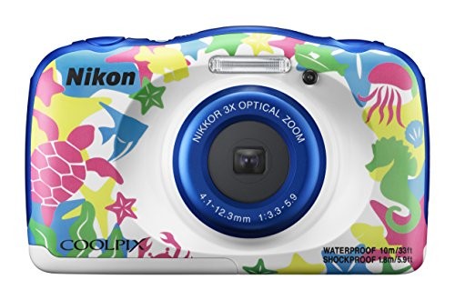 Nikon  デジタルカメラ COOLPIX W100 防水 W100MR  クールピクス マリン（中古品）の通販は