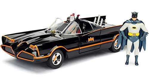 Batmobile (Batman 1966) Jada Diecast Model With Batman & Robin 1:24（中古品）