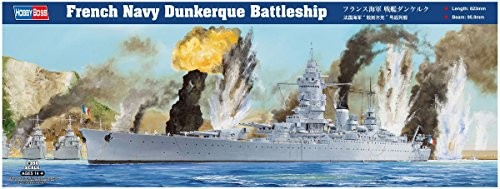 ホビーボス 1/350 フランス海軍 戦艦ダンケルク プラモデル 86506（中古品）