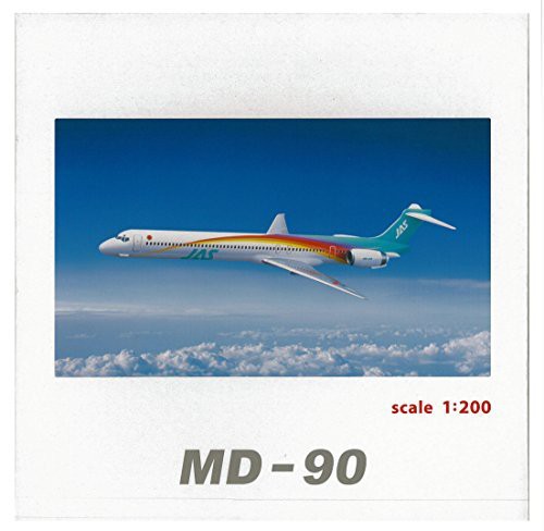 ジャルックス 1/200 JAS MD-90 5号機 レインボーカラー 完成品（中古品）