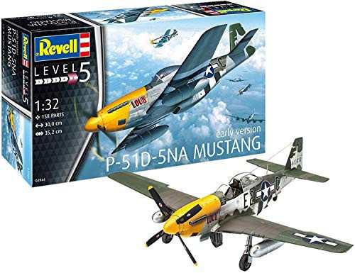 ドイツレベル 1/32 アメリカ陸軍 航空隊 P-51D ムスタング プラモデル 0394（中古品）の通販は