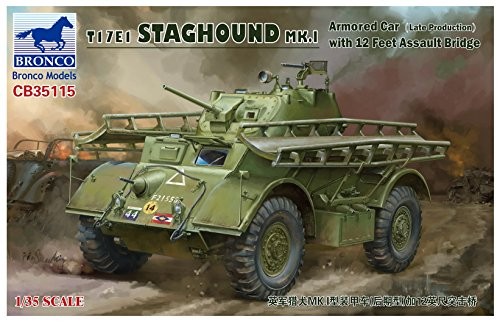 ブロンコモデル 1/35 イギリス軍 T17E1スタッグハウンドMk.1後期型 12フィ（中古品）の通販は 7,378円