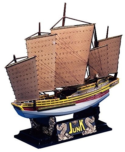 青島文化教材社 オールドタイムシップスシリーズ No.5 中国のジャンク プラ（中古品）