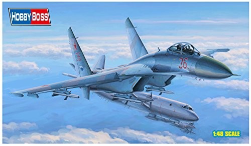 ホビーボス 1/48 エアクラフトシリーズ ロシア軍 Su-27 フランカー 初期型（中古品）