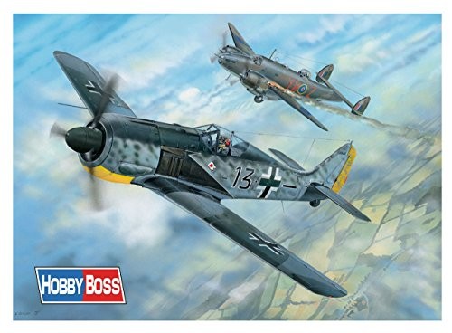 ホビーボス 1/18 エアクラフトシリーズ ドイツ軍 フォッケウルフ Fw190A-5（中古品）