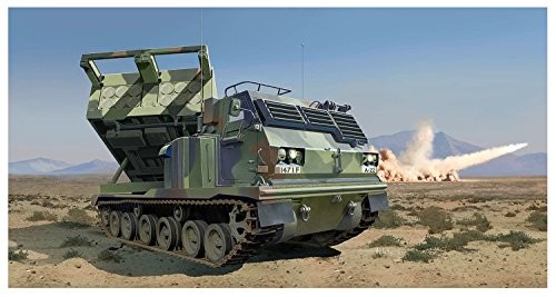 トランペッター 1/35 アメリカ陸軍 M270/A1 MLRS 多連装ロケットシステム（中古品）の通販は