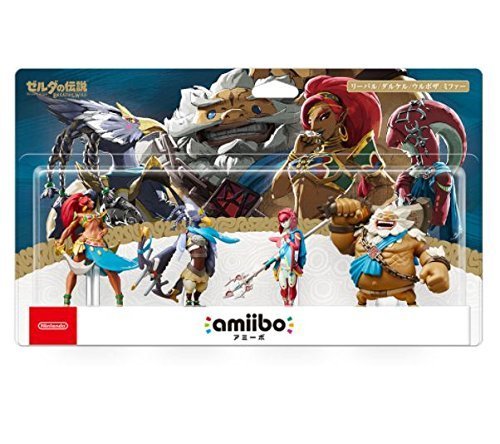 amiibo 四人の英傑セット［リーバル/ダルケル/ウルボザ/ミファー］（中古品）
