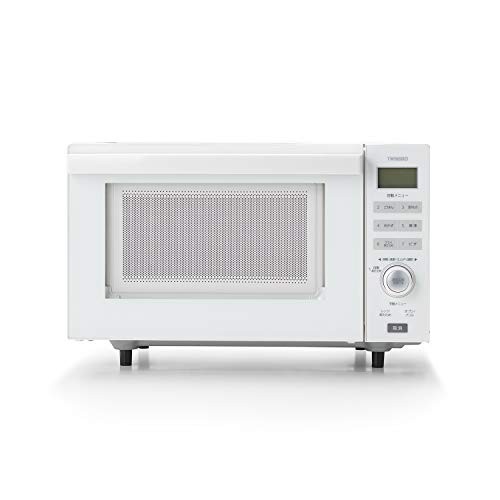 ツインバード センサー付フラットオーブンレンジ 18L ホワイトTWINBIRD （中古品）