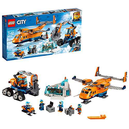 LEGO City Arctic Arctic Supply Plane 60196建物キット( 707 Piece、マル（中古品）