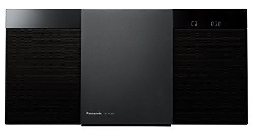 パナソニック ミニコンポ Bluetooth対応/ワイドFM対応 ブラック SC-HC300-K（中古品）
