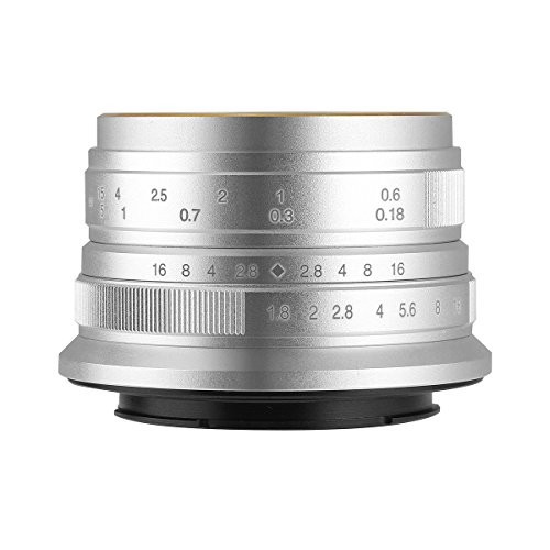 七工匠 7artisans 25ES 25mm F1.8 ソニーE (APS-C) シルバー（中古品）