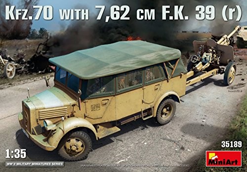 ミニアート 1/35 ドイツ軍 Kfz.70&amp;7.62cmF.K.39 (r) プラモデル MA35189（中古品）