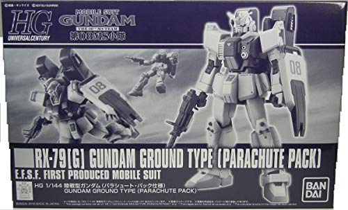 HG 1/144 陸戦型ガンダム(パラシュート・パック仕様)プラモデル『機動戦士（中古品）