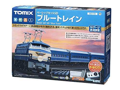 TOMIX Nゲージ ベーシックセットSD ブルートレイン 90179 鉄道模型入門セッ（中古品）