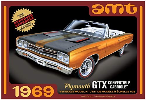 AMT 1/25 1969 プリムス GTX コンバーチブル プラモデル AMT1137（中古品）