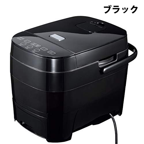 ヒロコーポレーション 5合炊き 糖質オフ炊飯器 HTC-001BK ブラック HTC-001（中古品）