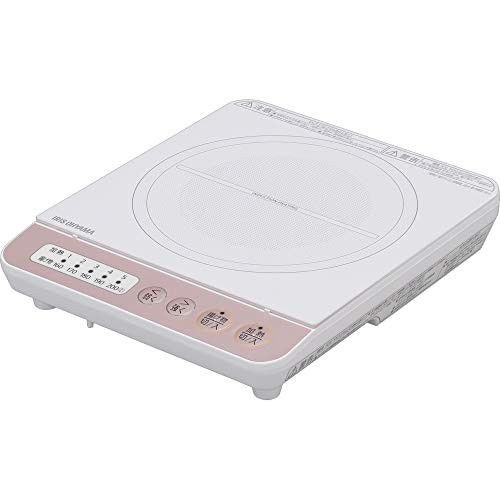 アイリスオーヤマ IHクッキングヒーター 卓上 1000W ピンクゴールド IHK-T3（中古品）