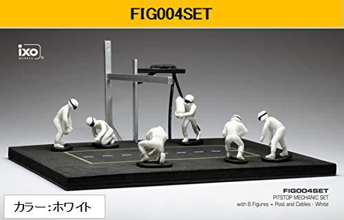 イクソ 1/43 ピットストップ メカニックセット ホワイト（中古品）の通販は 5,066円