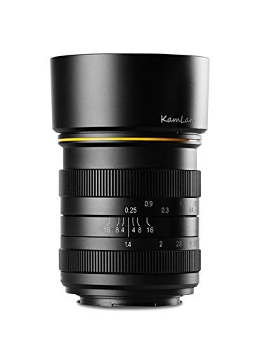 KAMLAN 交換レンズ 単焦点レンズ 28mm F1.4 マイクロフォーサ（中古品）