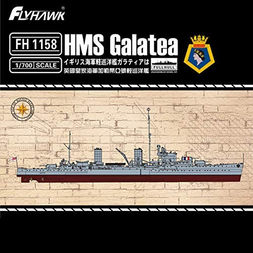 フライホークモデル 1/700 連合王国米国海軍 HMS 軽巡洋戦艦 ガラティア スペシャ（中古品）