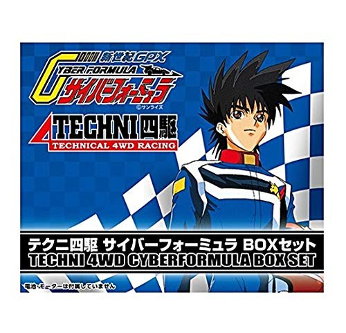 青島文化教材社 サイバーフォーミュラ テクニ四駆 BOX仕かける (6台入) プラ（中古品）