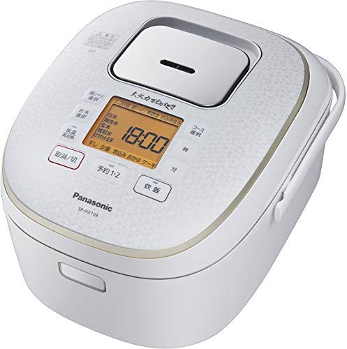パナソニック 炊飯器 5.5合 IH式 大火力おどり炊き スノーホワイト SR-HX10(中古品)の通販は