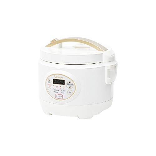 ViAlegre 糖質カット炊飯器 ホワイトビアレグレ VI-RCL3A-WT（中古品）