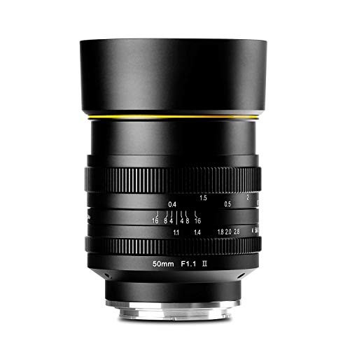 KAMLAN 交換レンズ 単焦点レンズ 50mm F1.1 II ソニーEマウント用 APS-C（中古品）