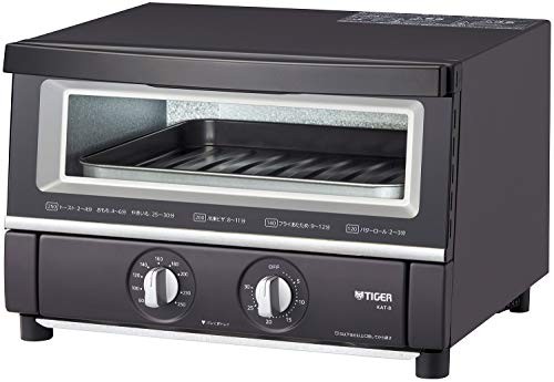 タイガー オーブントースター 断熱Wガラス トリプルヒーター 無段階温度調節 フレンチトースター マットブラック KAT-B130KM（中古品） タイガー オーブントースター 断熱Wガラス トリプルヒーター 無段階