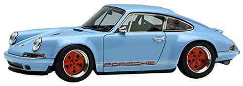 Titan64 1/64 Singer 911 (964) Coupe ガルフブルー 完成品（中古品）