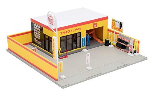 トミーテック トミカラマ ヴィンテージ 1/64 05b タイア販売店 (ブリヂス（中古品）